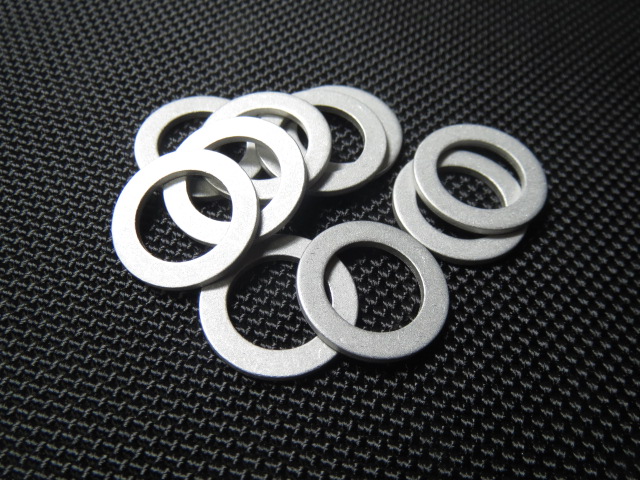 (image for) 12MM ALUMINUM CRUSH WASHER (10PC) 12MM - Click Image to Close